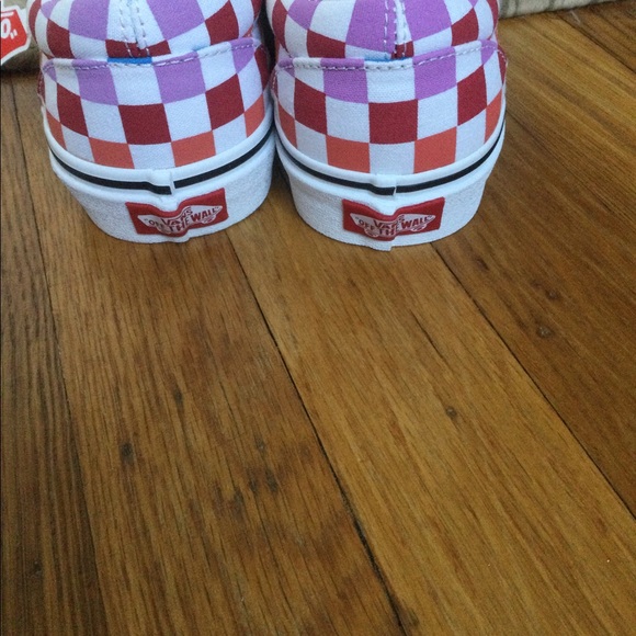 Rainbow checkered Vans - Picture 11 of 14